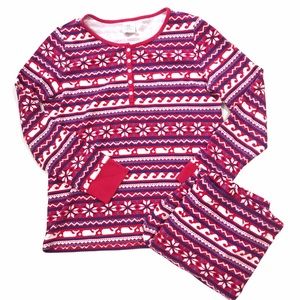 Vineyard Vines Thermal Waffle Whale Isle Pajamas L